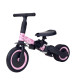Детский беговел-велосипед 6в1 с родительской ручкой, розовый с рисунком - TR008-PINK-PAINT