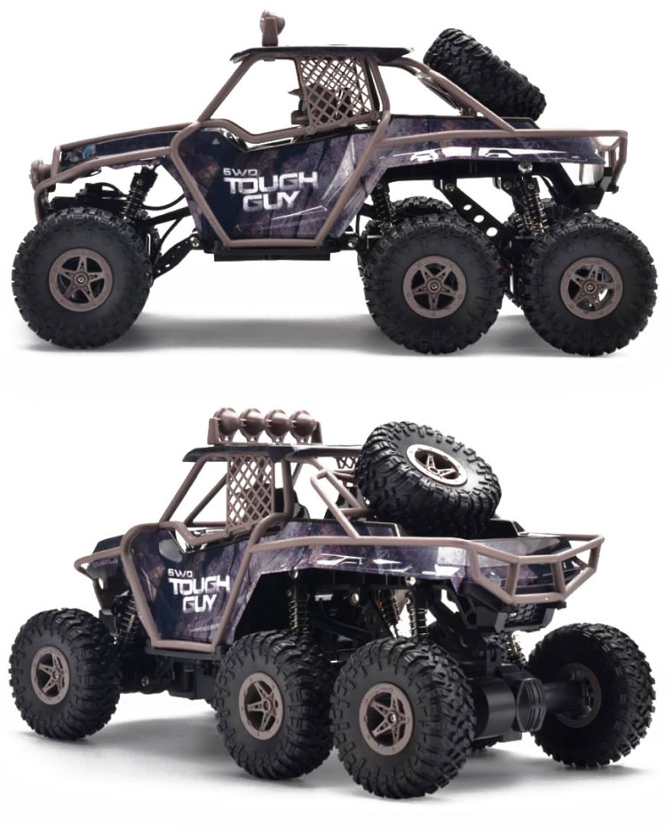 Радиоуправляемый внедорожник (влагозащита, привод на 6 колес, 1:16) - HB-PY1603