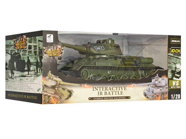 Радиоуправляемый танк с ИК пушкой для танкового боя - ZG-99809A