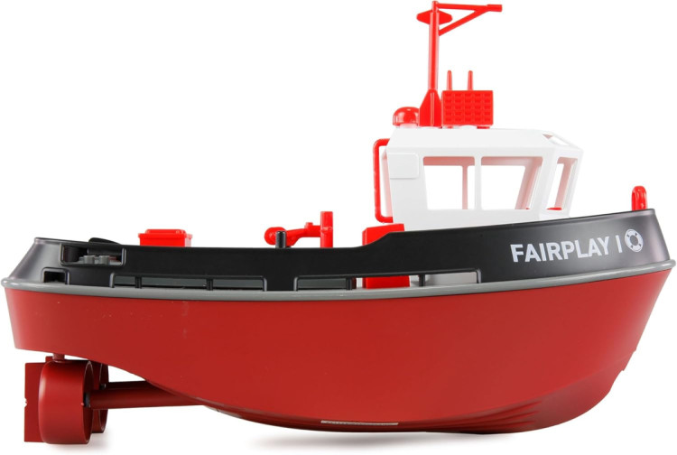 Радиоуправляемый буксир Tugboat черный 2.4G 1:72 - HL-3800-B