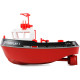 Радиоуправляемый буксир Tugboat черный 2.4G 1:72 - HL-3800-B