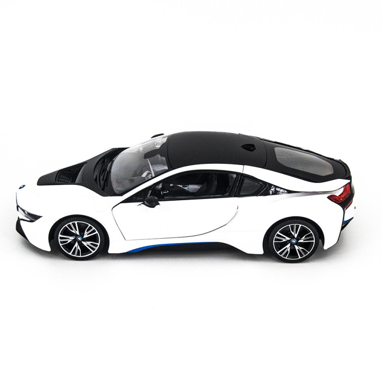 Радиоуправляемая машина Rastar BMW i8 White 1:14 с открывающимися дверями - 71010-W