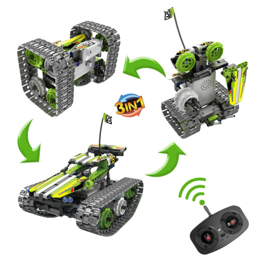 Радиоуправляемый конструктор QiHui "Stunt Car 3in1" (353 детали) - QH8015