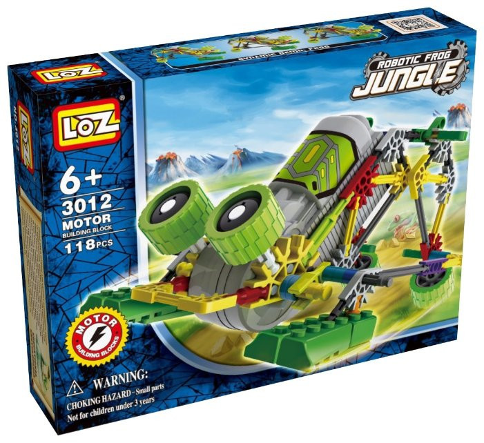 Конструктор на батарейках LOZ Робот-джунгли 