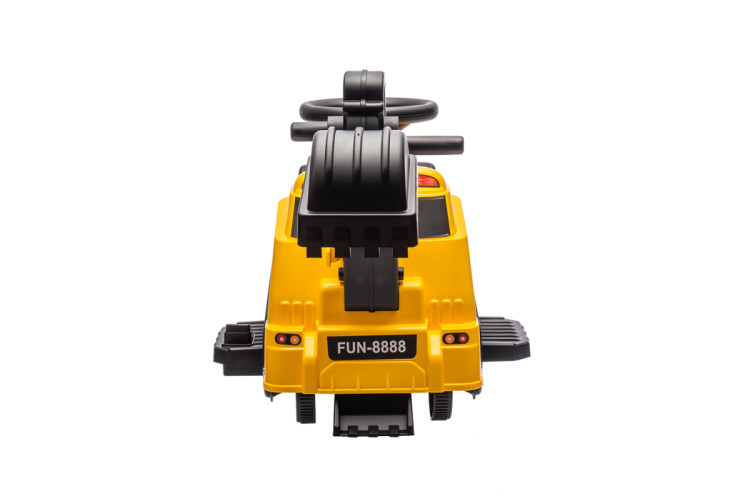 Детский электромобиль каталка 3в1 (экскаватор, каток, погрузчик) - AHL009E-YELLOW