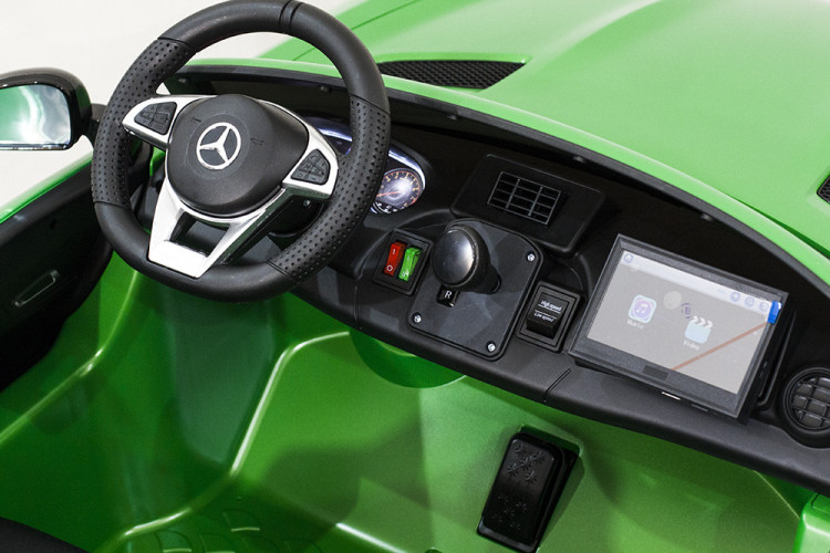 Электромобиль Harley Bella Mercedes-Benz GT R 4x4 MP4 - HL289-MATTE-GREEN-4WD-MP4