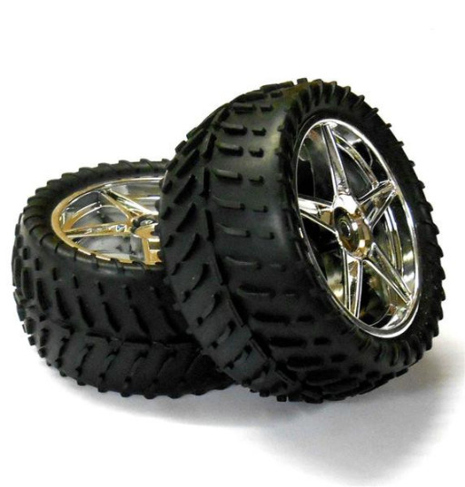 Передние колеса в сборе HSP (06101+06009V) - HSP06010V-SILVER