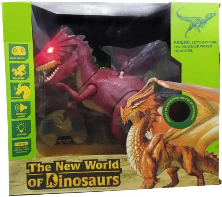 Радиоуправляемый дракон (33 см, красный, свет, звук) - 9988-RED