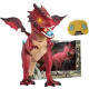 Радиоуправляемый дракон (33 см, красный, свет, звук) - 9988-RED