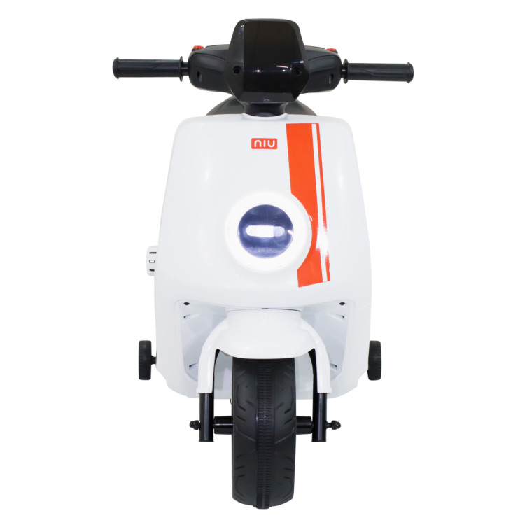 Детский электромотоцикл скутер с пультом управления NIU MQi+ Sport 12V - AHL012-WHITE