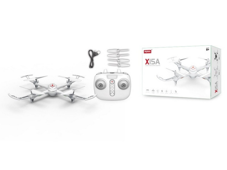 Радиоуправляемый квадрокоптер Syma X15A White RTF 2.4G - SYMA-X15A-WHITE