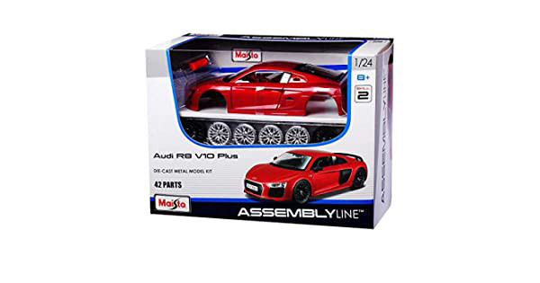 Сборная металлическая модель Maisto Audi R8 V10 Plus 1:24 - 39900