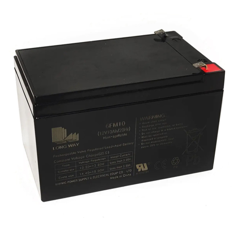 Аккумулятор Long Way 12V10Ah/20Hr - LW-6FM10