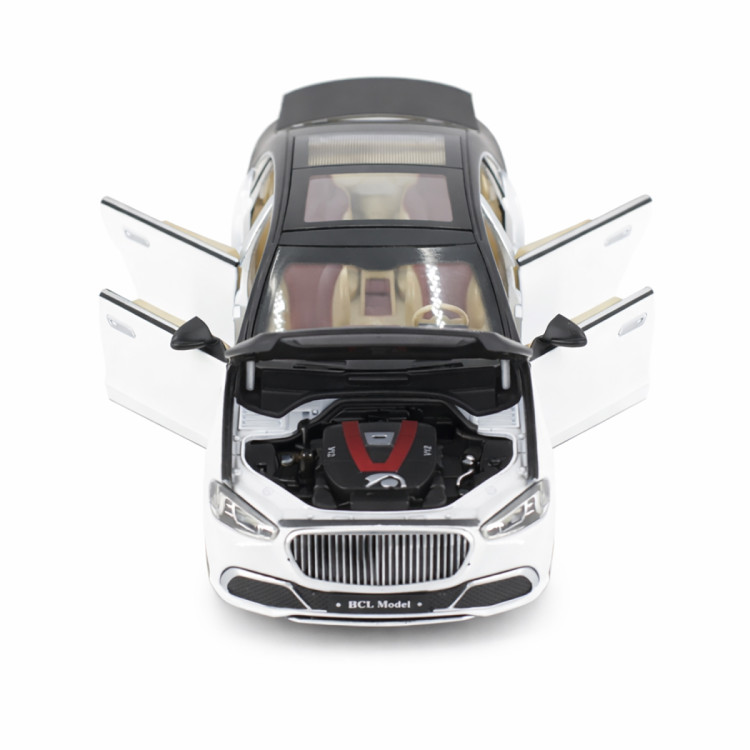 Радиоуправляемая металлическая машина Mercedes S600 1:22 - HCL-3813-WHITE