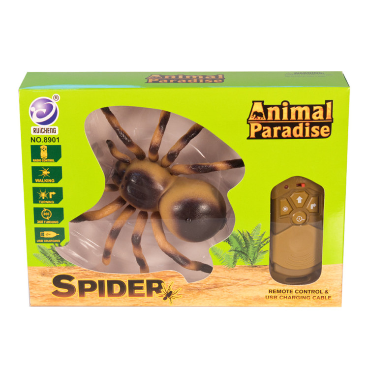 Радиоуправляемый паук RuiCheng Коричневый Тарантул - RUI-8901-BROWN