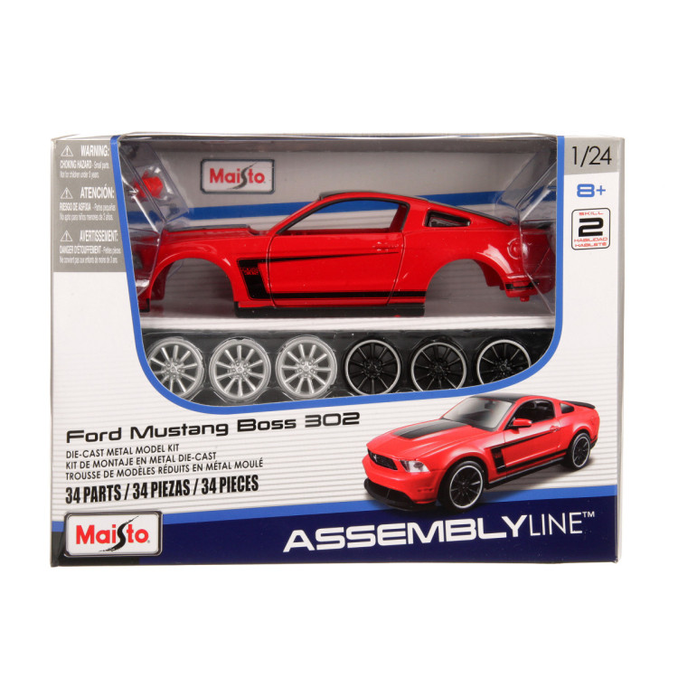 Сборная металлическая модель Maisto Ford Mustang Boss 302 1:24 - 39900
