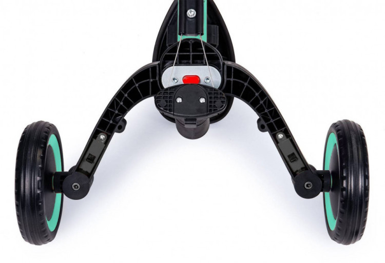 Детский беговел-велосипед 6в1 с родительской ручкой, зеленый - TR008-CYAN