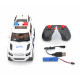 Радиоуправляемая металлическая полицейская машина Land Rover Defender 1:22 - HCL-3610-WHITE