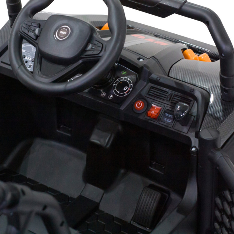 Детский электромобиль Багги (2WD, EVA, 24V, 130Вт) - AHL015-CARBON